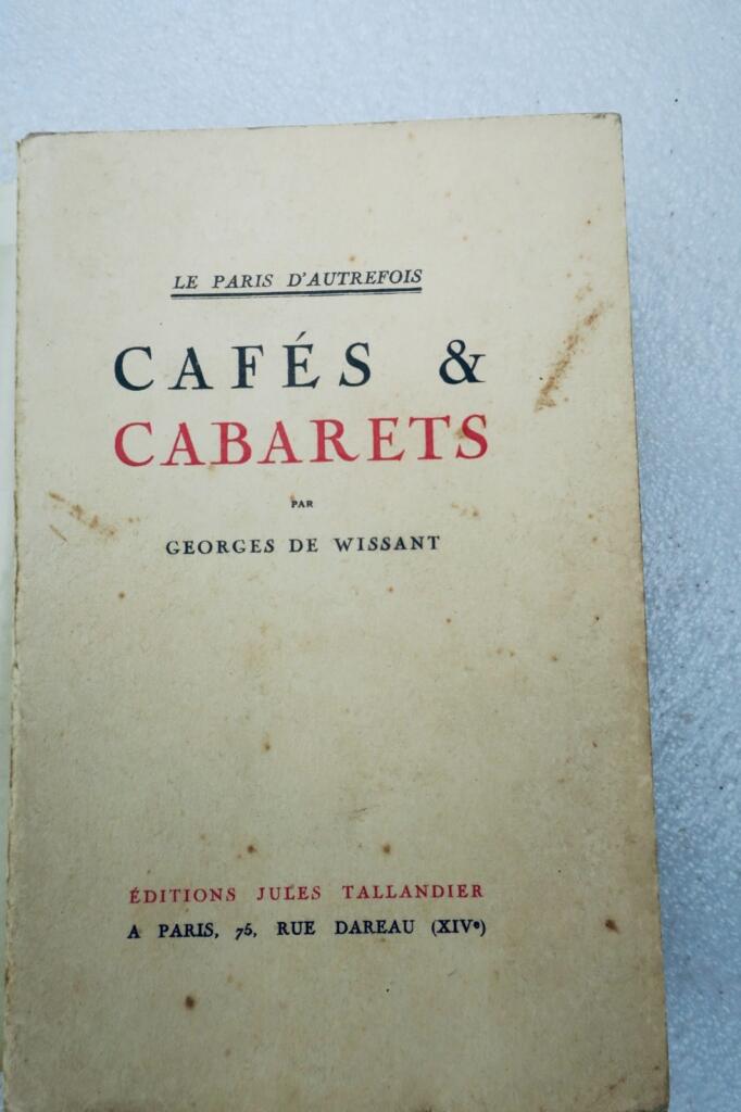 Cafés und Cabarets in Paris