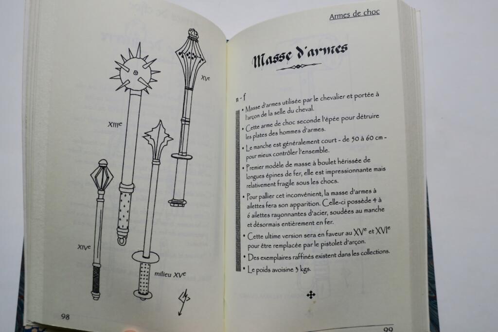 Weapons notebook of a master of war