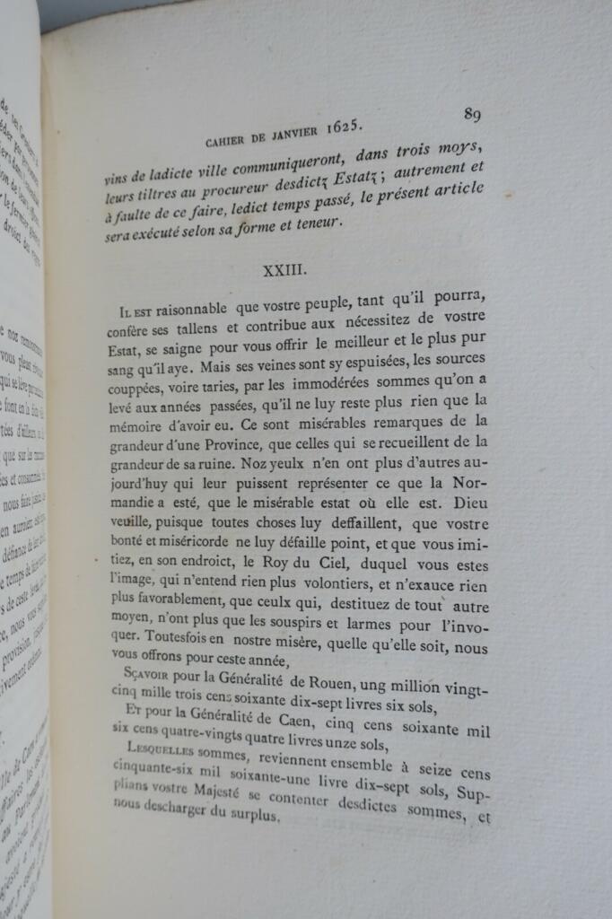 Documents on Normandy's States in 17th Century