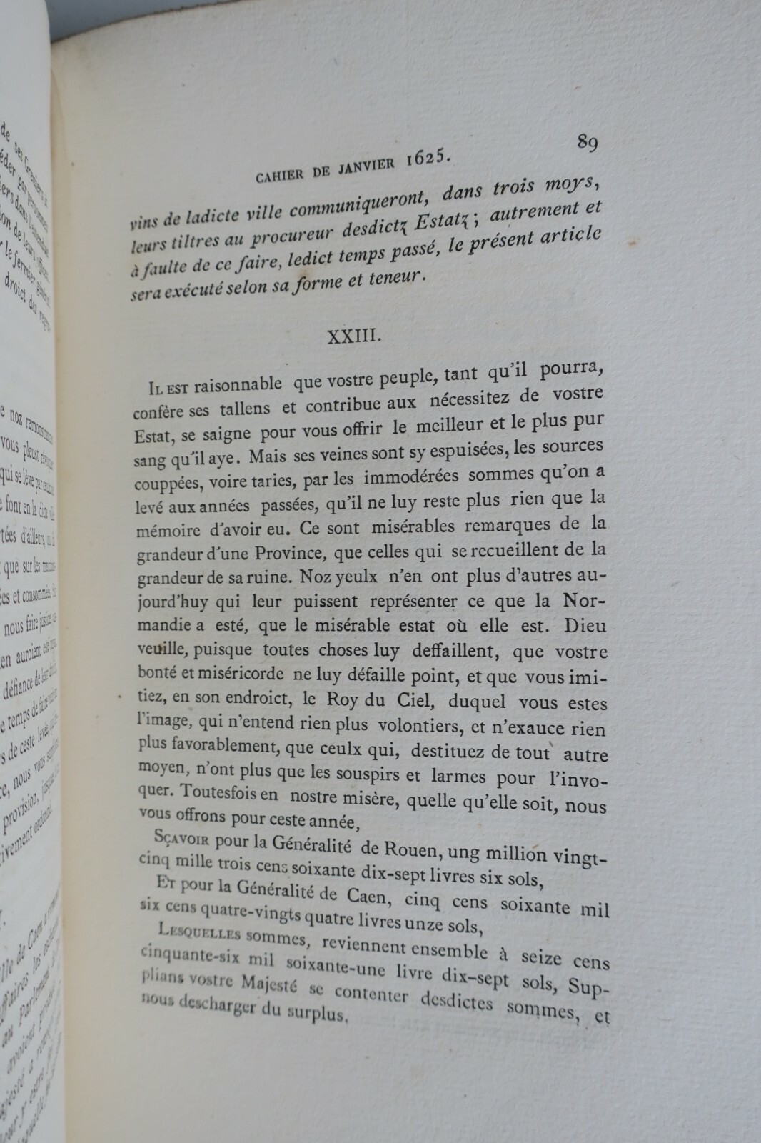 Cahiers des états de Normandie sous les règnes de Louis XIII et de Louis XIV - La Librairie Antique