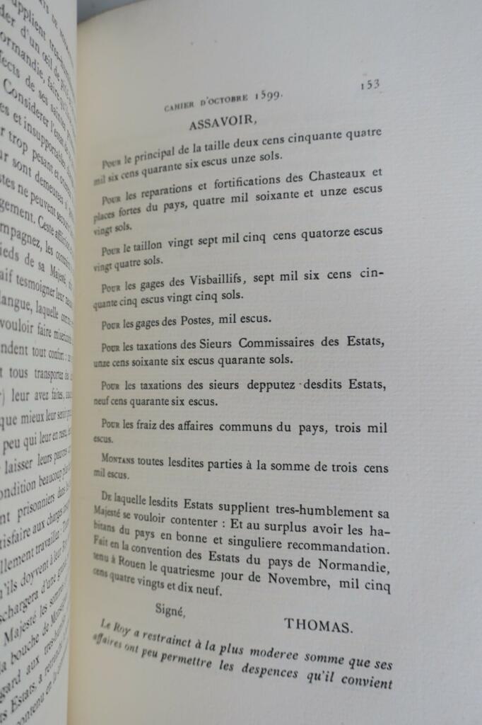 Documents on Normandy's States in 17th Century