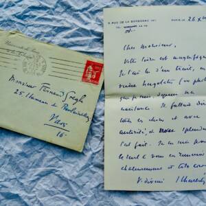 Charlety Letter Autograph