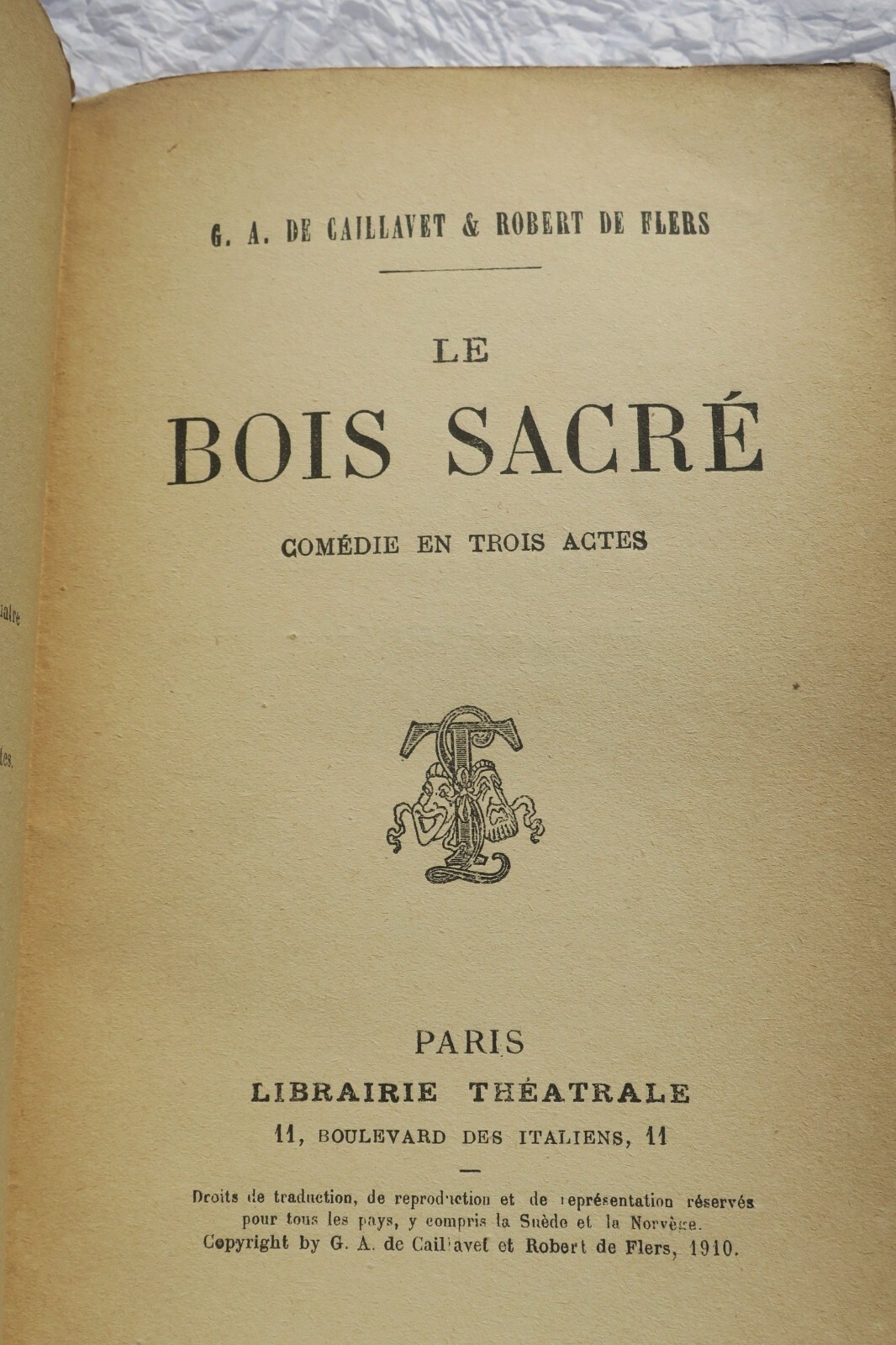 Sacred Wood - Three-Act Comedy - Image 6