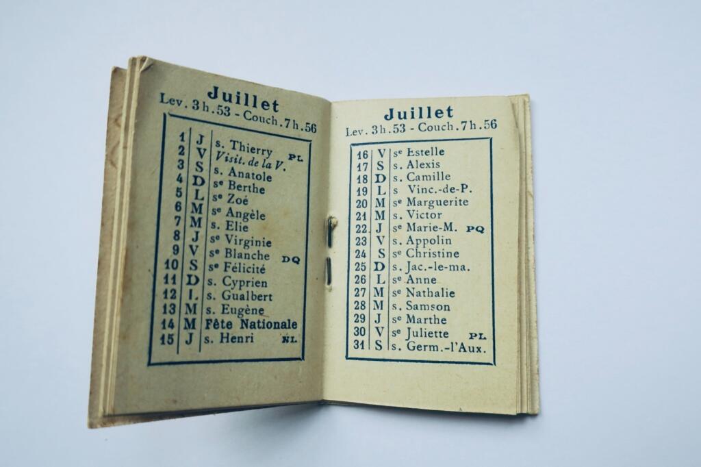 Taschenkalender 1920 - Miniaturformat