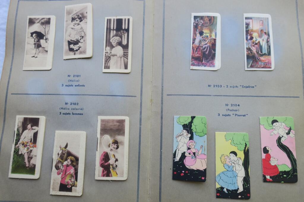 Sample display calendars for 1934