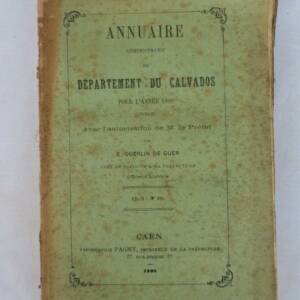 Calvados Administrative Directory Of The Calvados Department 1888