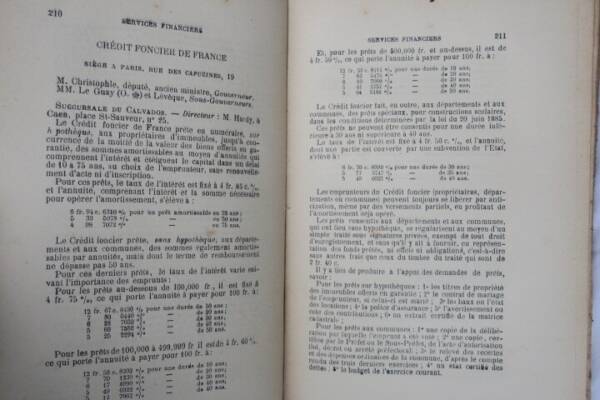 Verwaltungsjahruch des Departements Calvados 1889