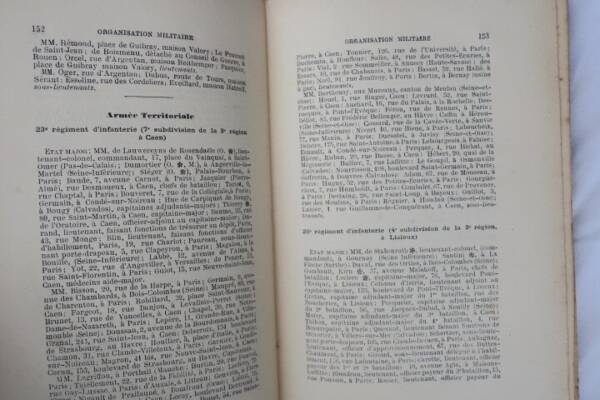 Verwaltungsjahruch des Departements Calvados 1889