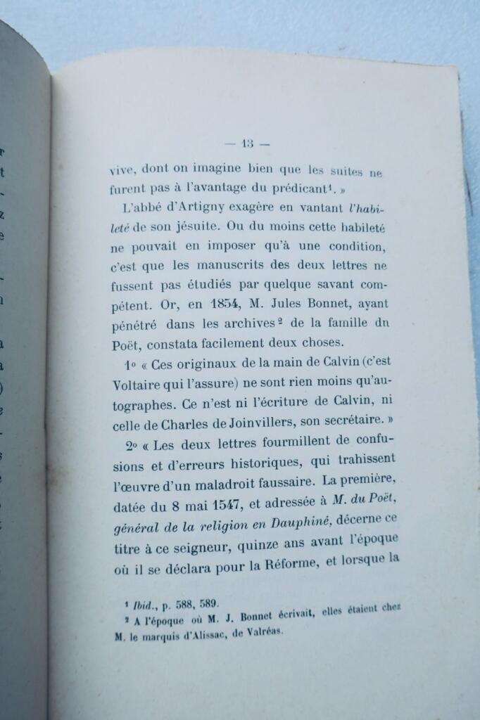 Untersuchung von Calvins Kontroversen
