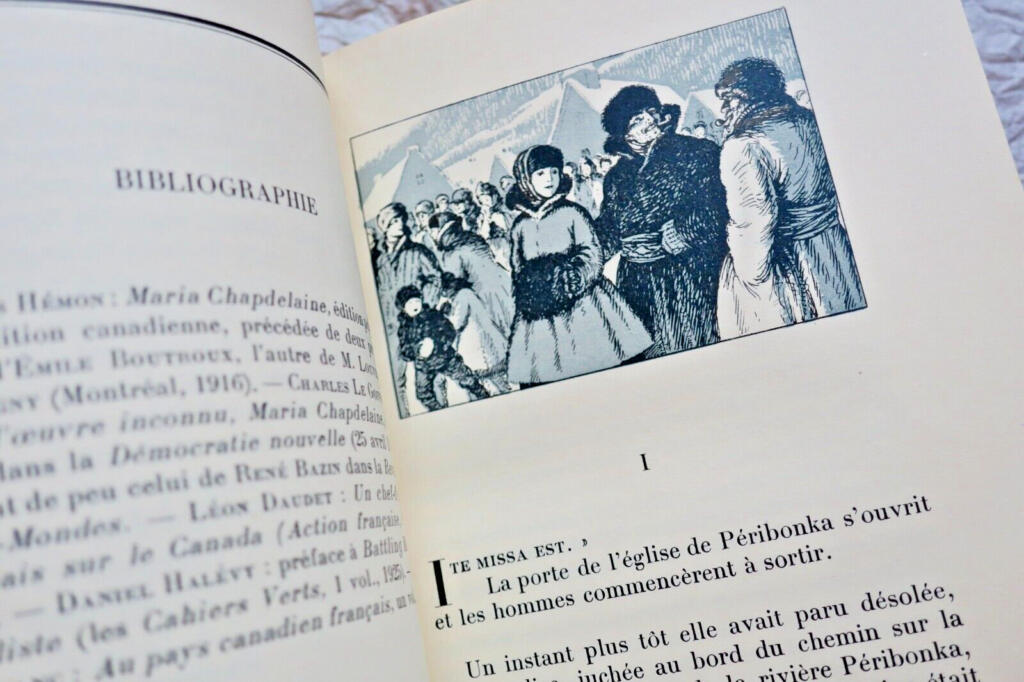CANADA HÉMON Maria Chapdelaine Récit du Canada français Illustrations Droit