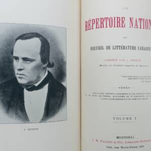 CANADA Huston Le Répertoire national ou Recueil de littérature canadienne 1893