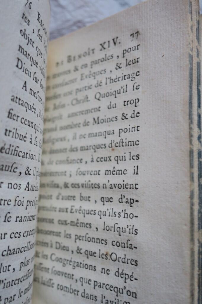 CARACCIOLI Eloge historique de Benoist XIV