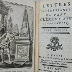 CARACCIOLI Lettres interessantes du Pape Clement XIV 1776