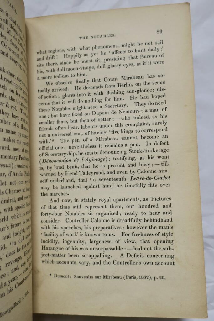 Carlyles Sicht auf die Französische Revolution
