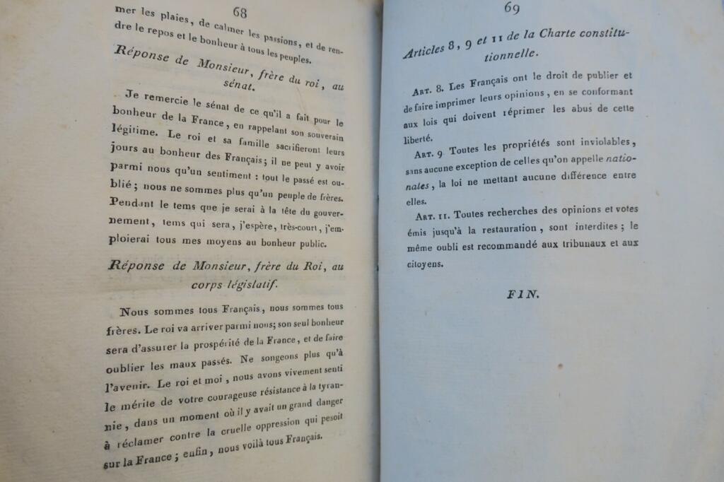 Carnot's Memorial to the King, July 1814