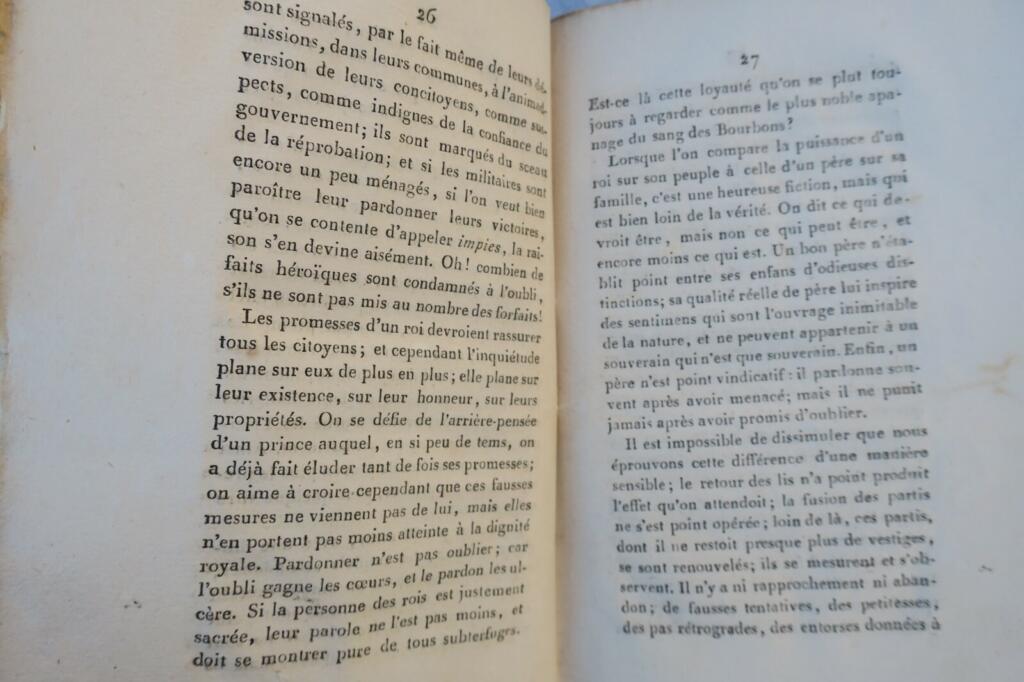 Carnot's Memorial to the King, July 1814