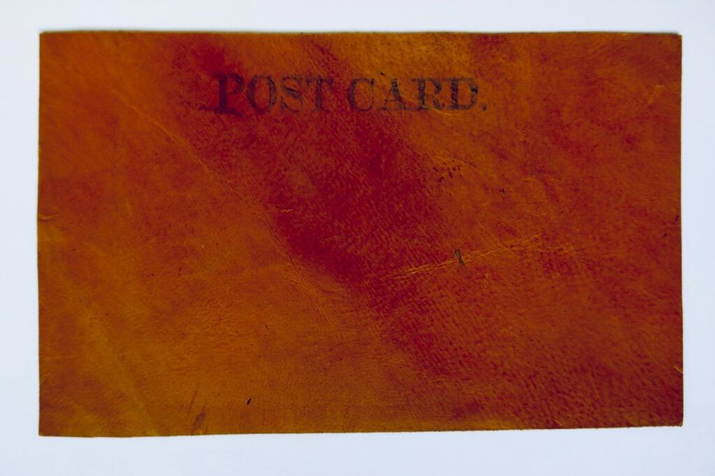 Carte postale en cuir My dear Little Dutch