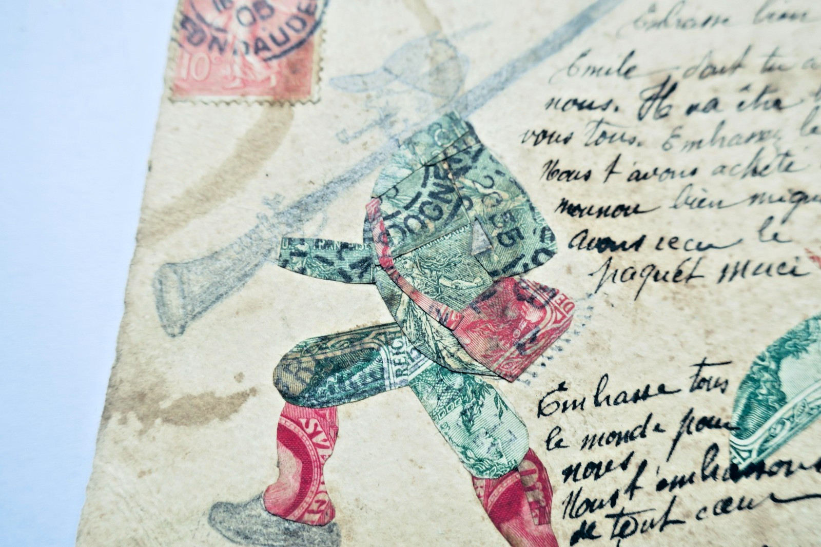 Illustrierte Postkarte von Amateurkünstlerin – Image 3