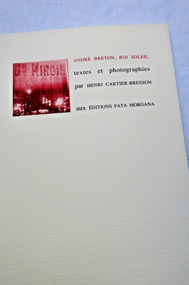 Tribute to André Breton with photographs