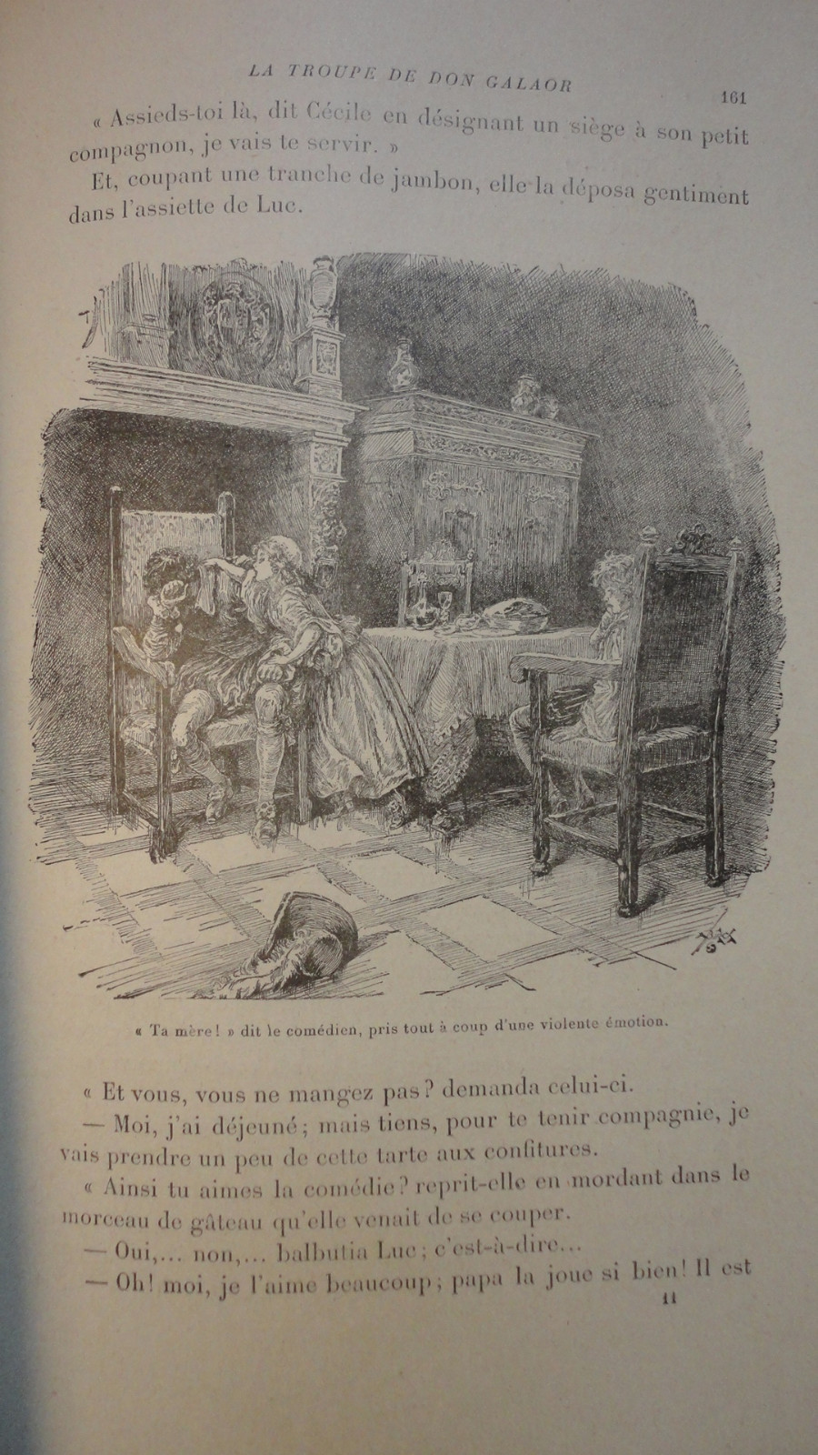 Illustrierte Erzählung von Don Galaor<span class="lla-card-orig-wrap"><span class="lla-card-orig">❦ Cartonnage La troupe de Don Galaor – illustré par Birch</span></span> - La Librairie Antique