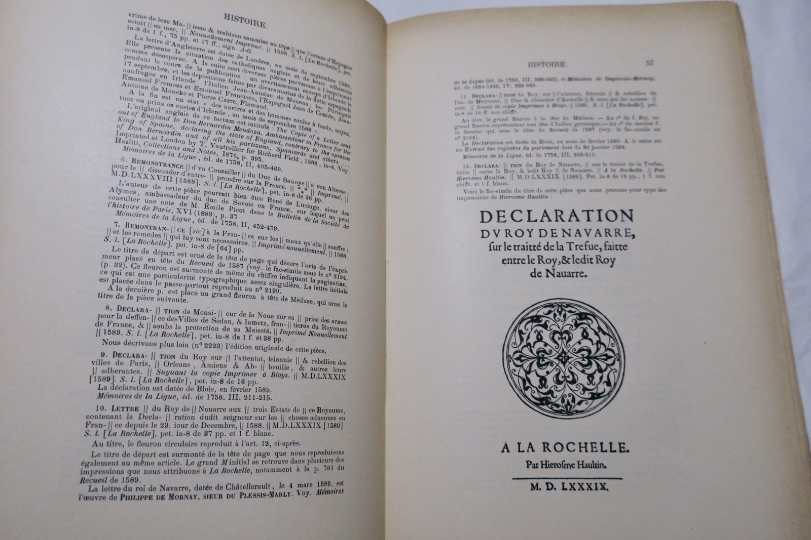 Catalogue des livres composant la bibliothèque de feu M. le baron James de Ro... – Image 3