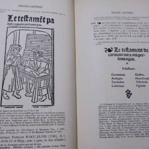 Bibliographie der Bibliothek von Baron Rothschild