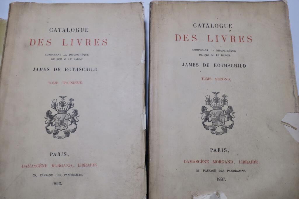 Catalogue des livres composant la bibliothèque de feu M. le baron James de Ro…