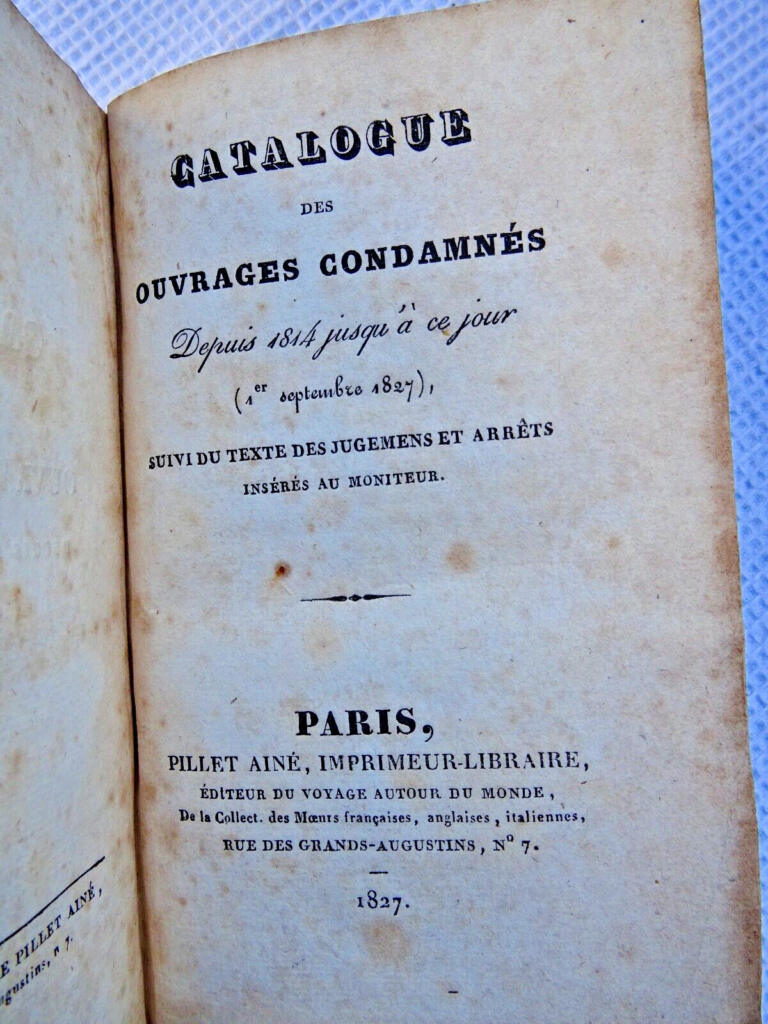 Index of Condemned Works from 1814 Onwards