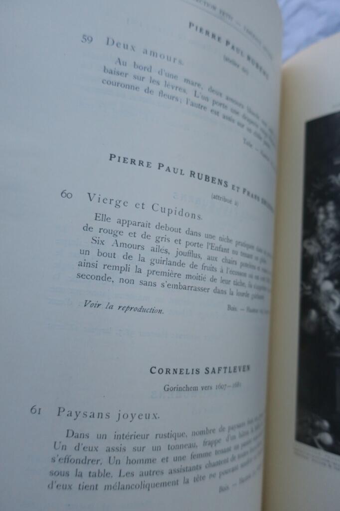 Catalogue des Tableaux Anciens Formant la Collection Petit 1913