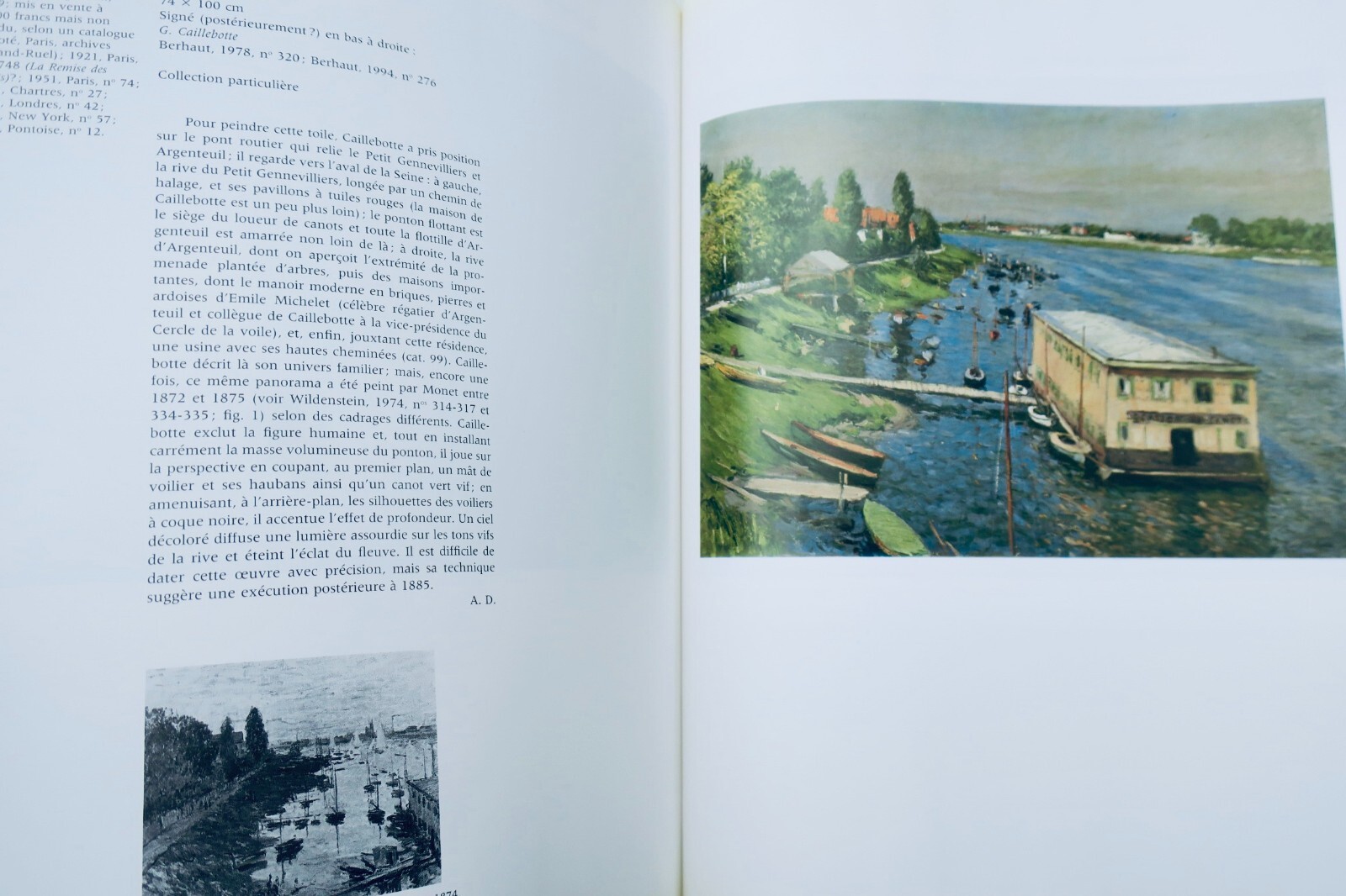 Exhibition catalogue of Caillebotte - Image 7