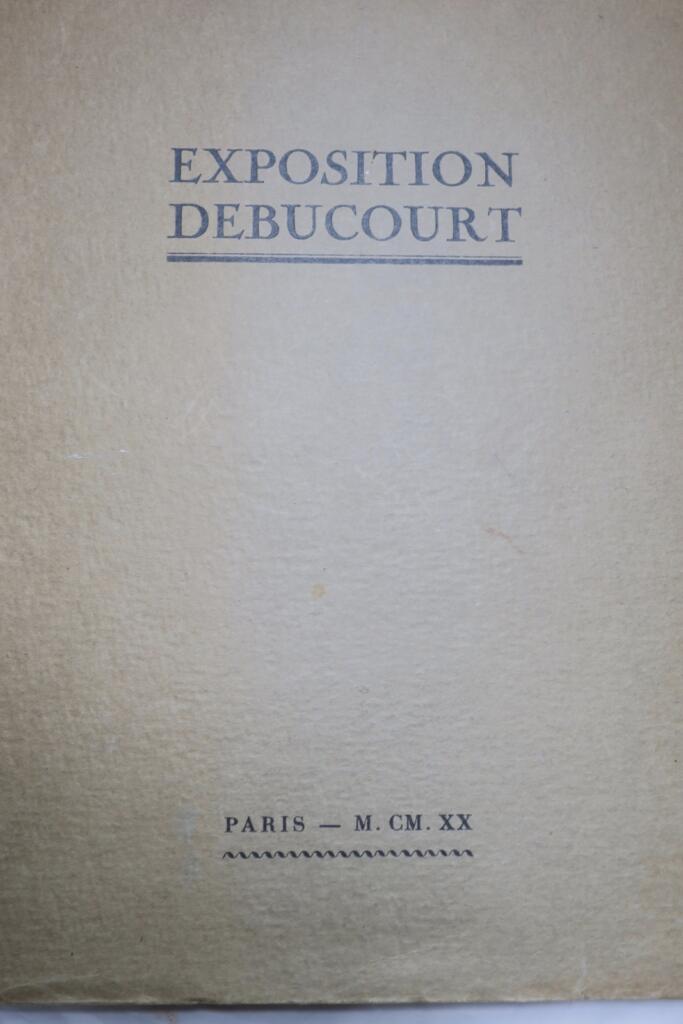 Catalogue d’Exposition Palais du Louvre 1920