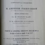 CATALOGUE : FIRMIN-DIDOT 1877 - La Librairie Antique