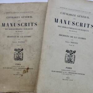 Catalogue général des manuscrits des bibliothèques-publiques de France 1912-1915