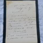 Autographed Letter from Catulle Mendès to Jane