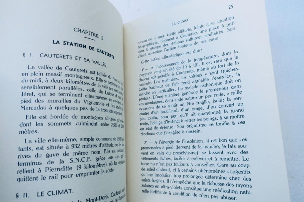 Medizinischer Führer für Badegäste in Cauterets