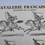 Cavalerie française HUSSARD DE LA MORT 48 x 32 cm - La Librairie Antique