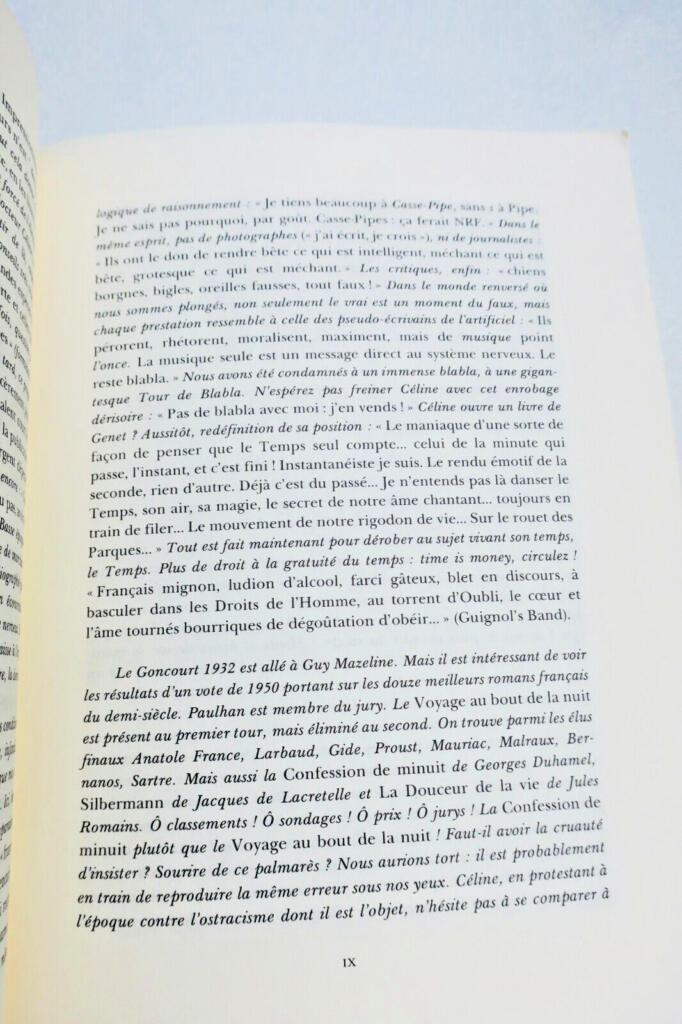 CELINE, LOUIS-FERDINAND LETTRES A LA N.R.F.: 1931-1961) GALLIMARD