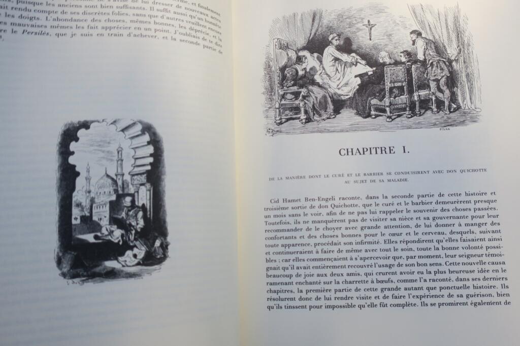 Don Quixote mit Illustrationen von Gustave Doré