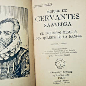 Cervantes Saavedra Miguel El ingenioso Hidalgo Don Quijote de la Mancha