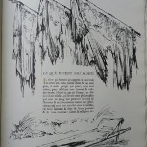 Ceux que disent nos morts 1916 Anatole France ill-Bernard Naudin