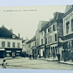 Chablis Market Square YONNE 89 Shops Postcard