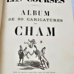 Cham L'arithmétique, Les courses, Souvenirs comiques de l'an 1858...19 ALBUMS