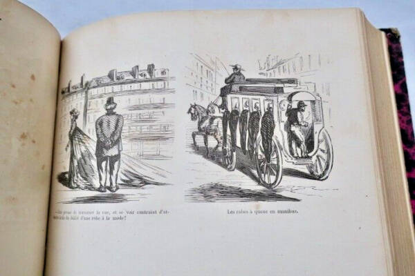 Cham L’arithmétique, Les courses, Souvenirs comiques de l’an 1858…19 ALBUMS