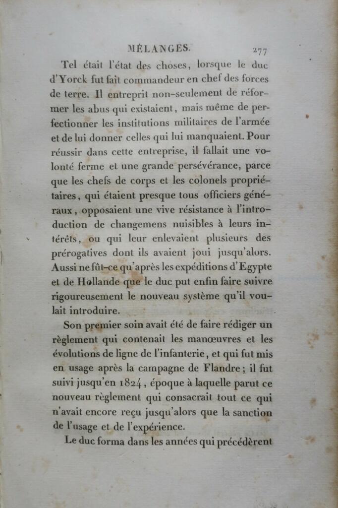 CHAMBRAY Philosophie de la Guerre. Suivie de Mélanges 1829