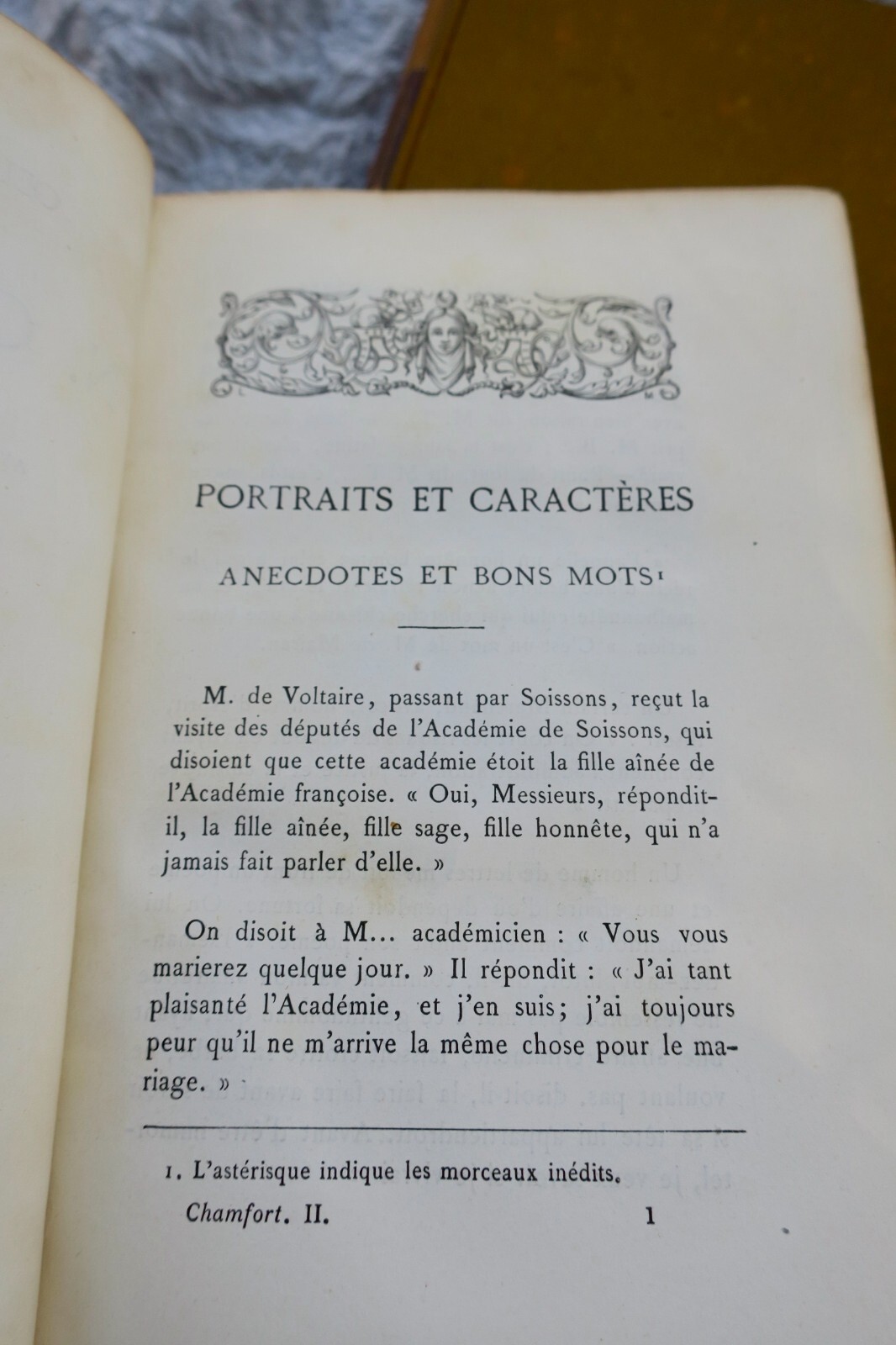 Chamfort Oeuvres choisies de N. Chamfort 1879 - La Librairie Antique
