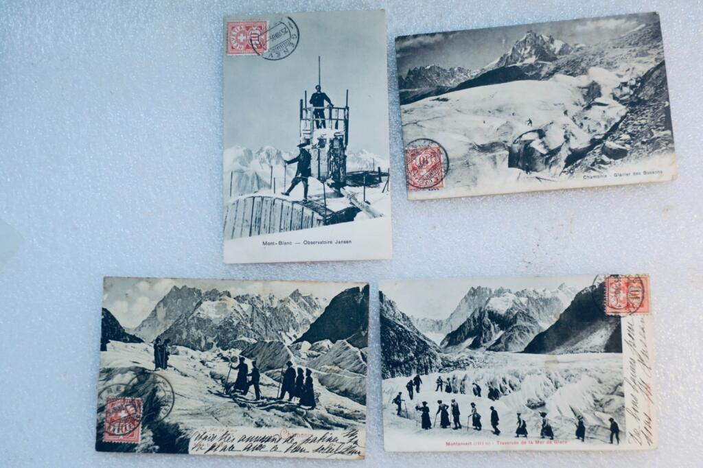 Chamonix, Mer de Glace, Mont-Blanc postcards