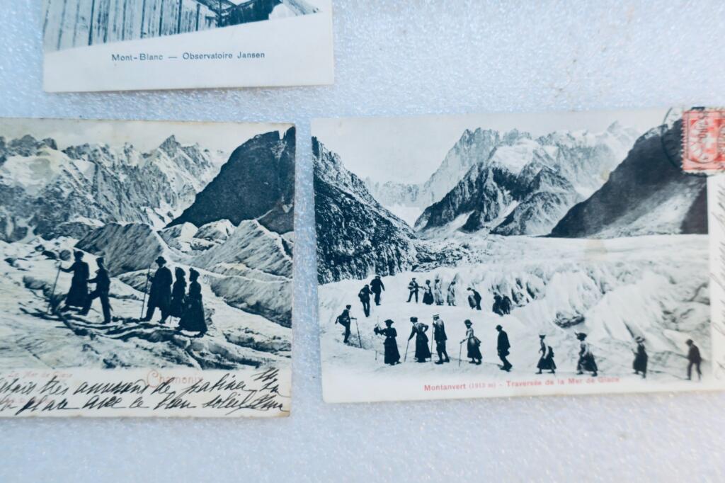 Chamonix, Mer de Glace, Mont-Blanc postcards