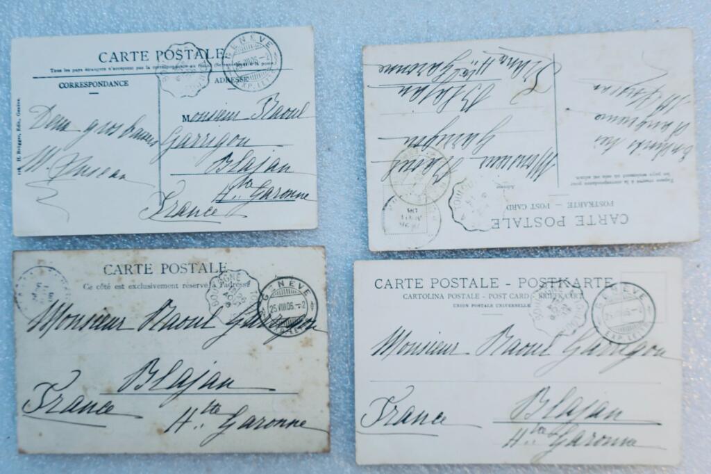Chamonix, Mer de Glace, Mont-Blanc postcards