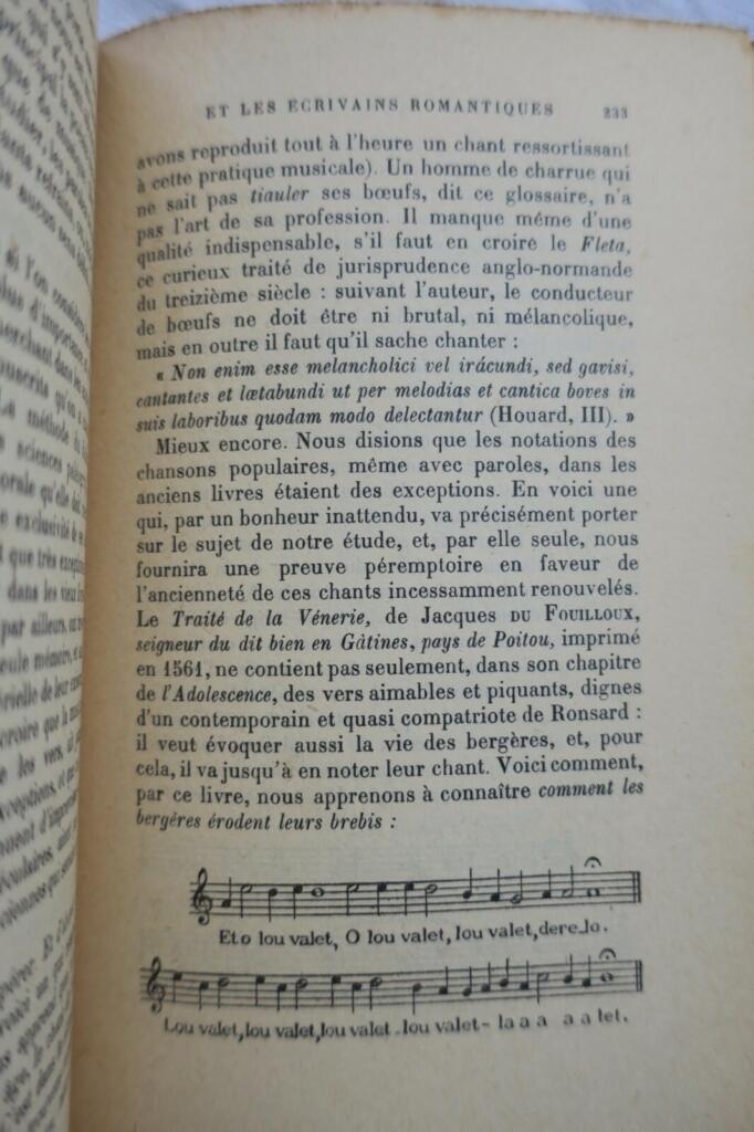 Beliebte Lieder und romantische Schriftsteller
