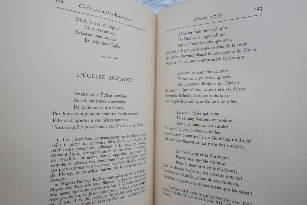 Historische Chanson des 18. Jahrhunderts